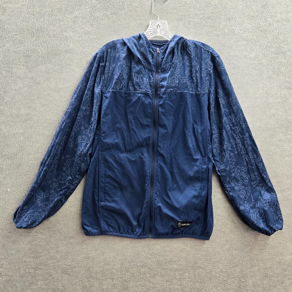 Uniqlo x Keith Haring Men Jacket M Blue SPRZ NY Museum of Fine Art Special Ed